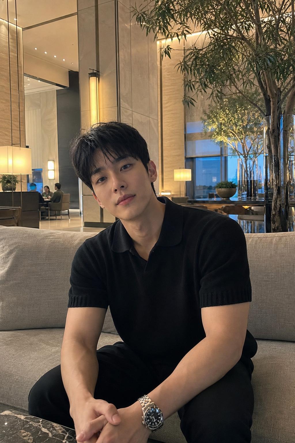 셀카로 자연스러운 여행 사진 만들기 결과 예시 1